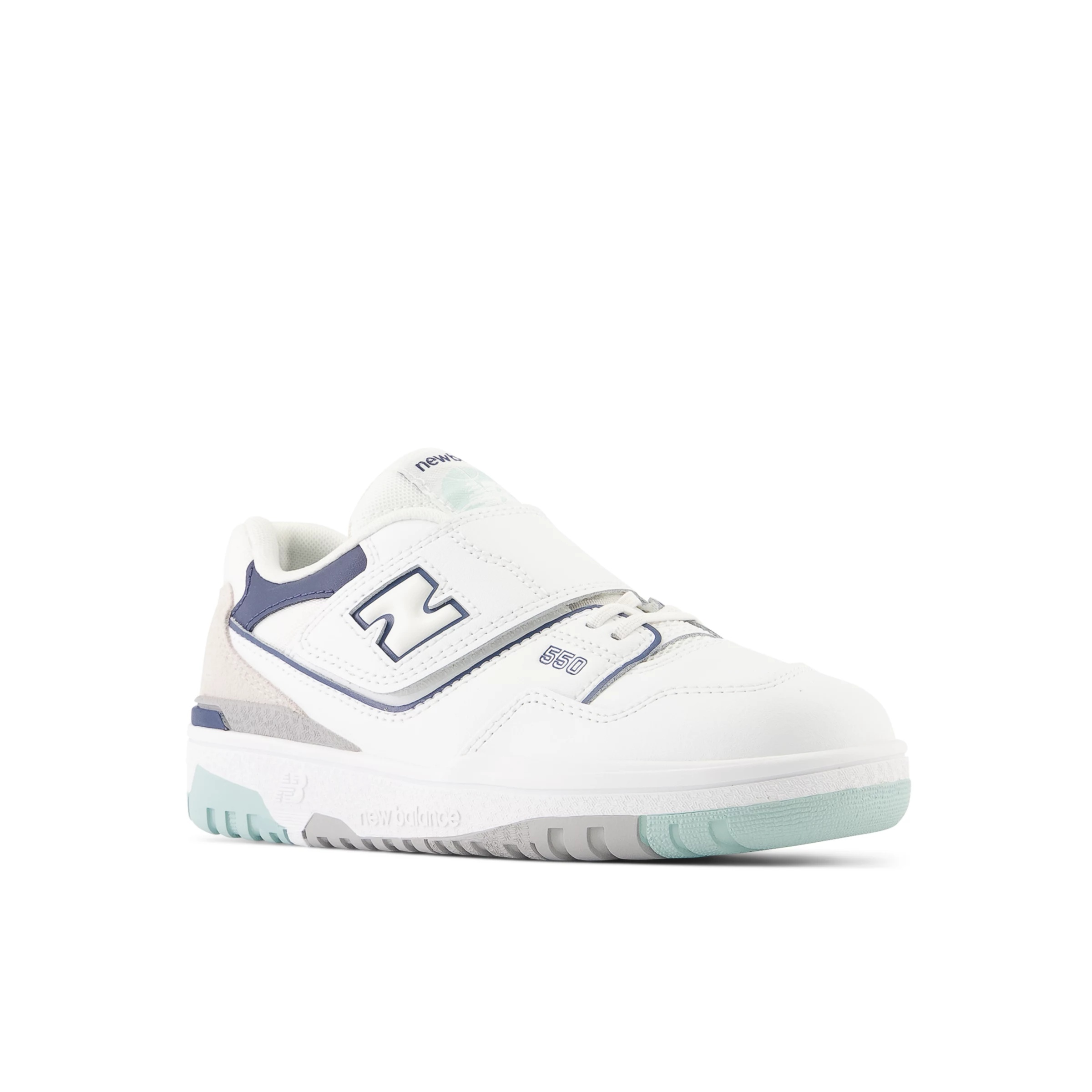 550 Bungee Lace with Top Strap White con nb navy e winter fog