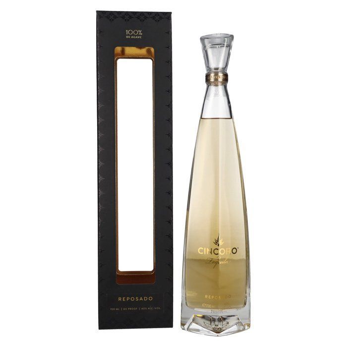 Cincoro Tequila Reposado 40% Vol. 0,7l en caja de regalo