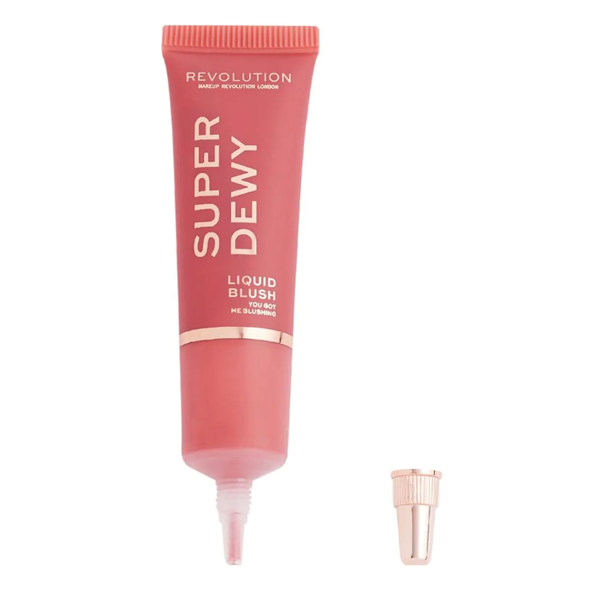 MAKEUP REVOLUTION Superdewy Liquid Blush Róż w płynie You Got Me Blushing 15ml