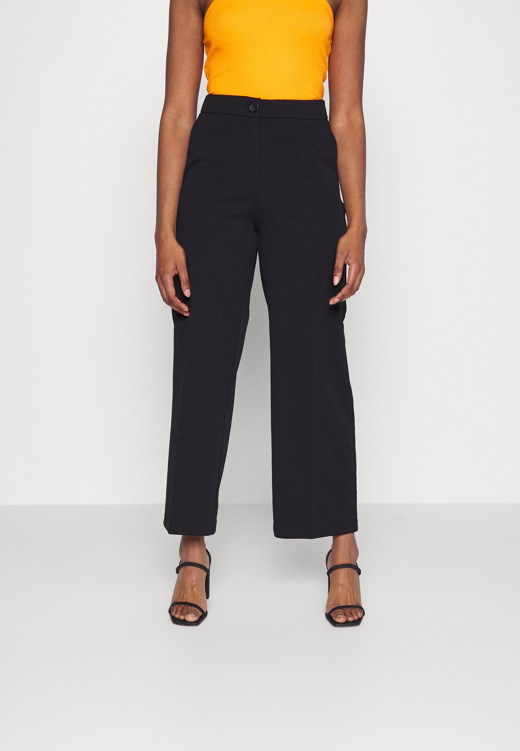 ONLY Petite ONLCAROLINA LANGE BROEK - Broek - zwart