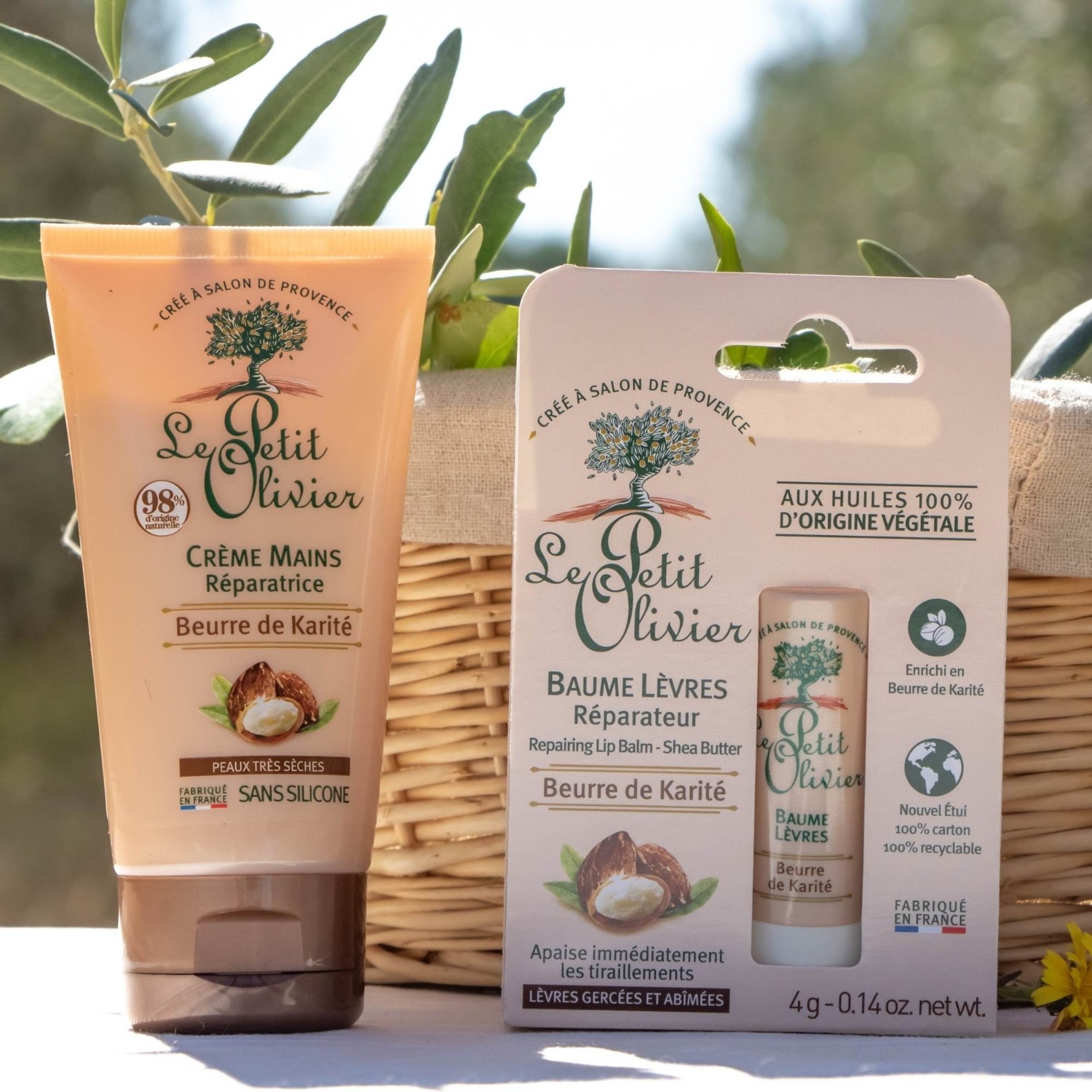 Le Petit Olivier Crème Mains Réparatrice Beurre de Karité