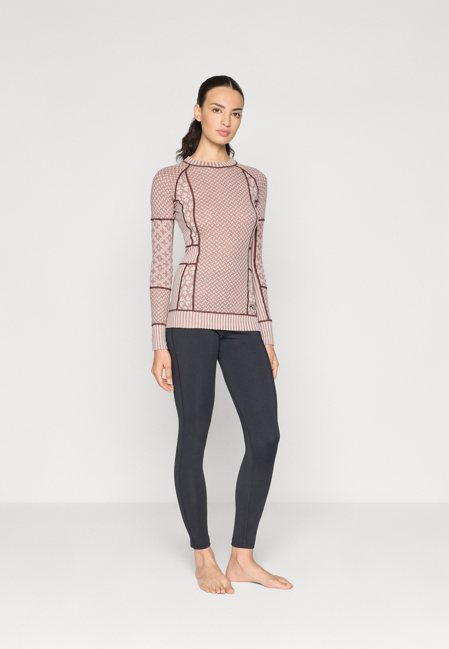 ODLO ESSENTIAL WARM - Leginsy - czarne