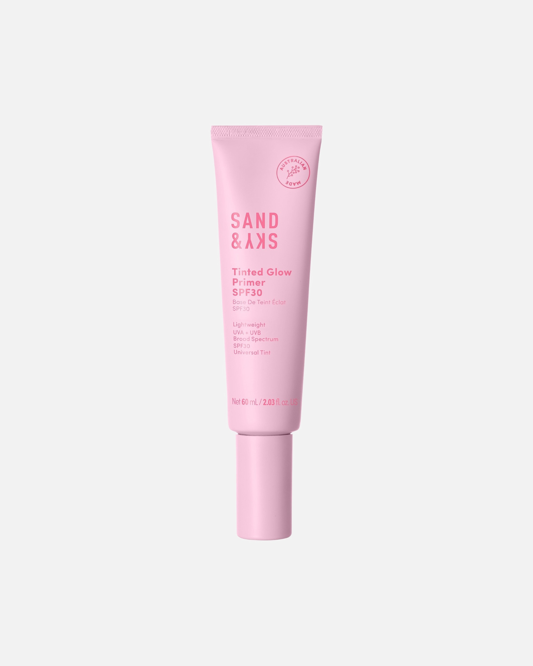 Sand & Sky solkrem Tinted Glow Primer SPF 30 solkrem - 60 ml
