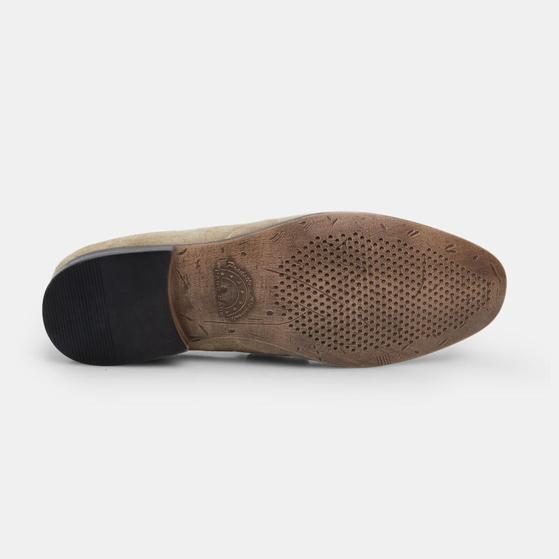 BATA Herrloafers i mocka