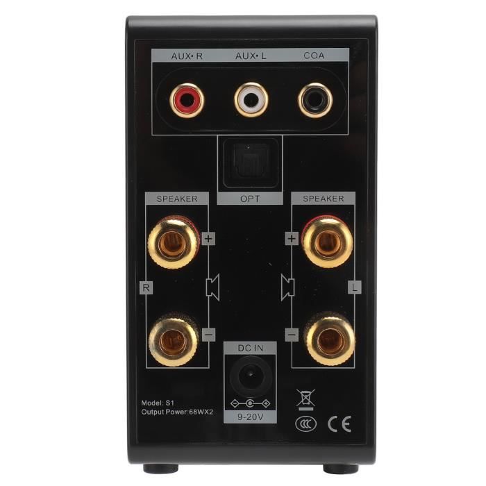 Amplificador Bluetooth - SURENHAP - 200W HiFi - USB - Óptico - Coaxial