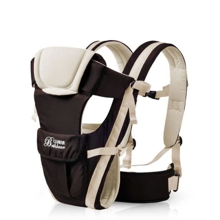 Portabebés ergonómico de 0 a 36 meses con correa multifuncional