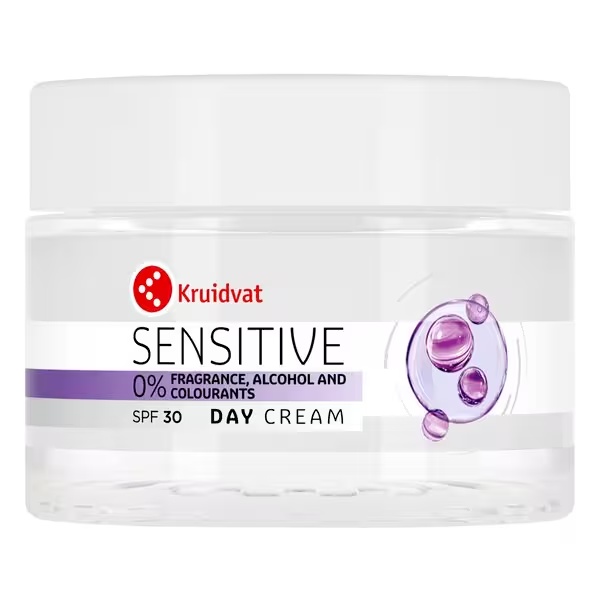 Kruidvat Sensitive SPF30 denný krém<br>50ml - Citlivá pleť