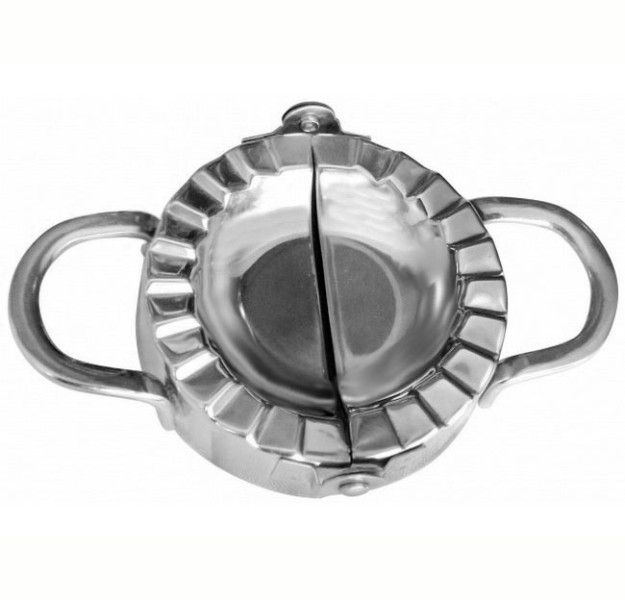 Forma do robienia lepienia pierogów 8cm metalowa maszynka ręczna wykrawacz