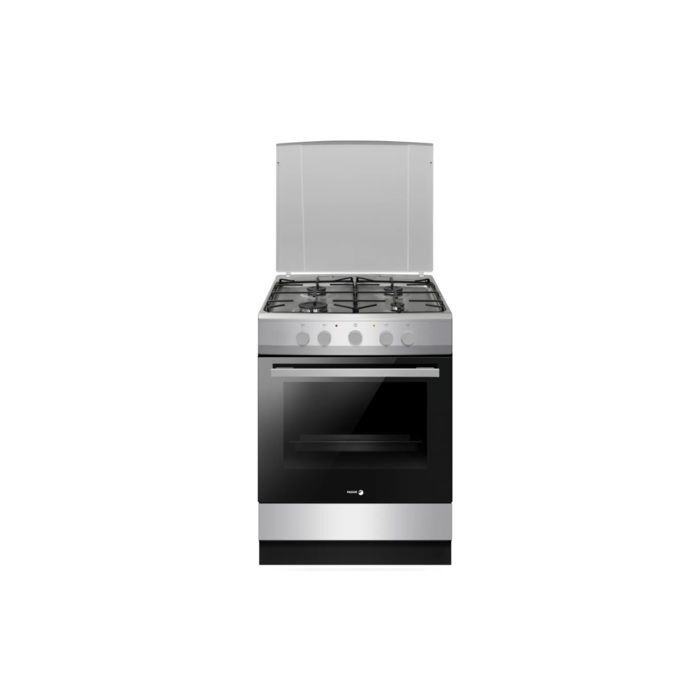 Fagor 74L 4-Flammen-Gasherd, silber - FACG2002S