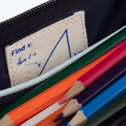 Cabaia Blauwe Boulevard Haussmann school etui