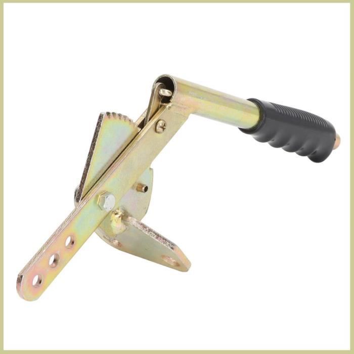Maneta de freno de mano antideslizante universal de acero galvanizado, para remolques, autocaravanas y caravanas.