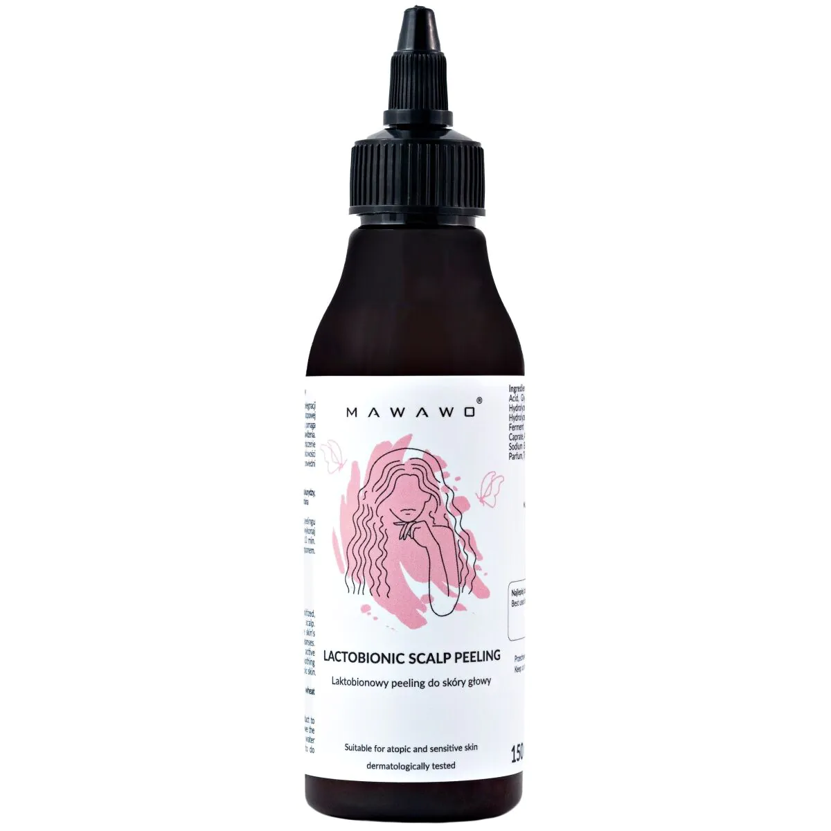 Mawawo Laktobionowy peeling do skóry głowy 150ml
