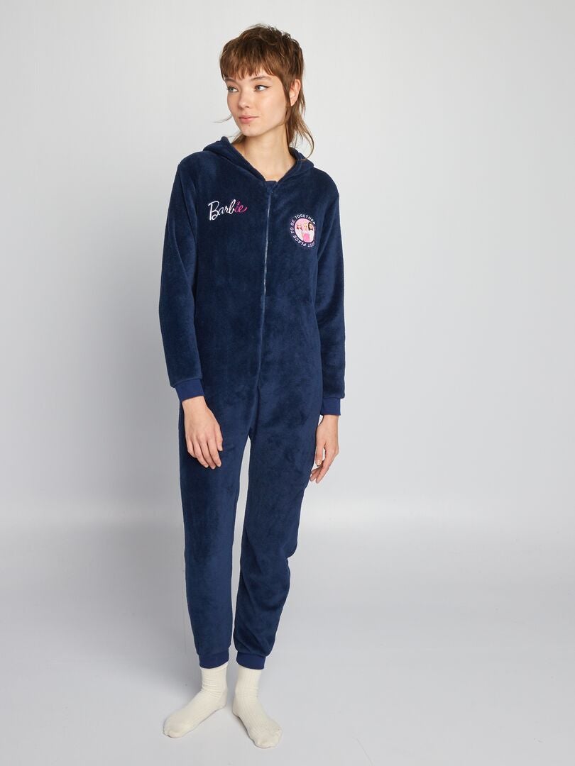 Barbie Fleece Pyjama Set - BLAUW