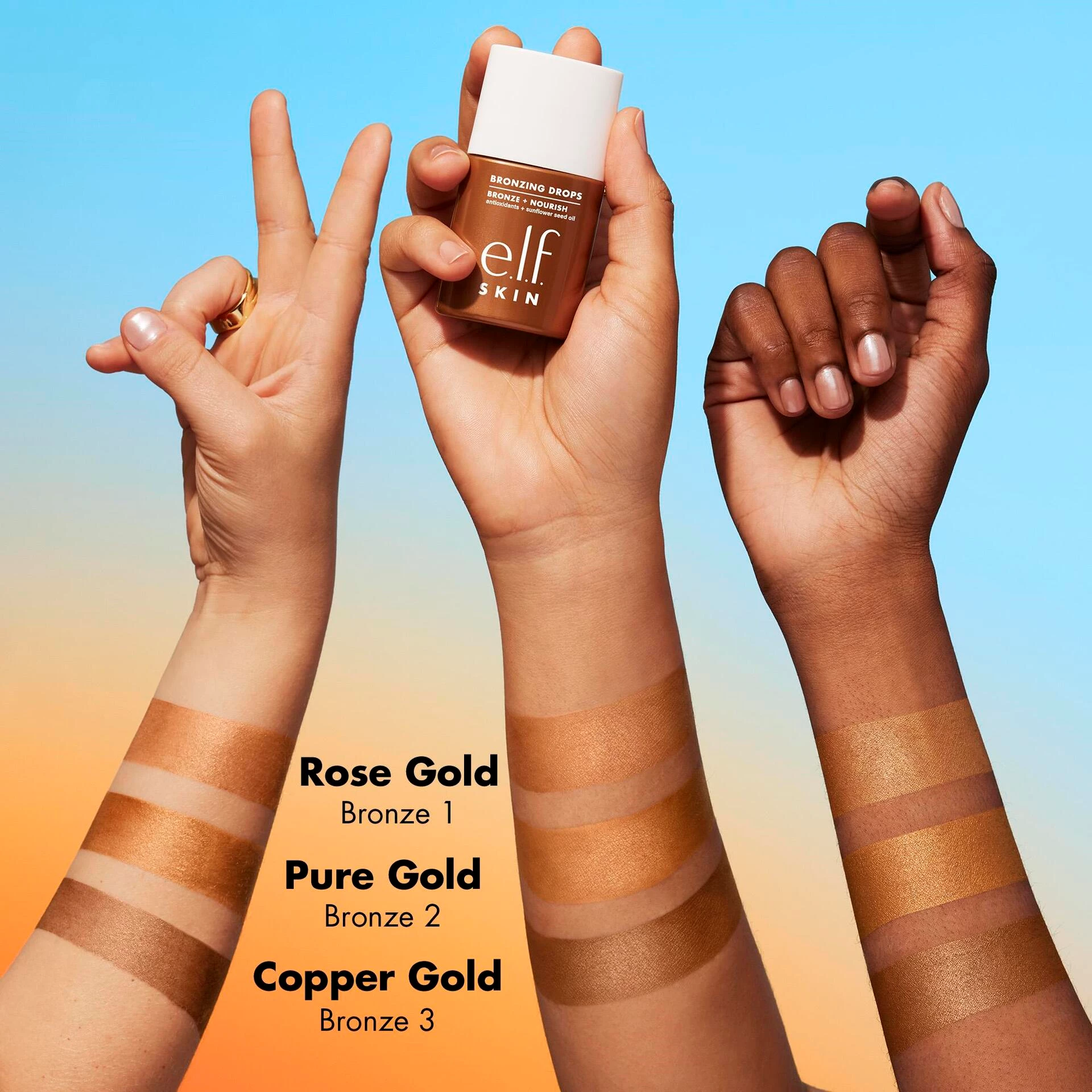 No Ray, All Slay Bronzing kapi čisto zlato - Elf