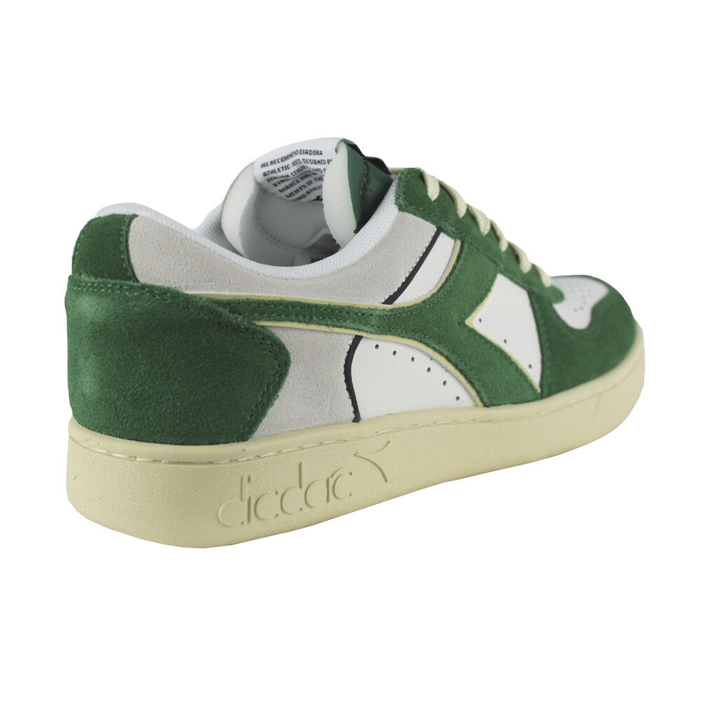 Zapatillas Diadora Magic Basket Niski Zamsz Skóra 501.178565 01 C1912 Amazon/biały
