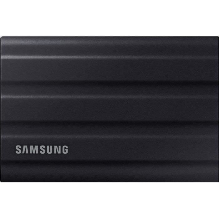 Disco duro externo SSD SAMSUNG T7 Shield negro de 2 TB MU-PE2T0S/EU