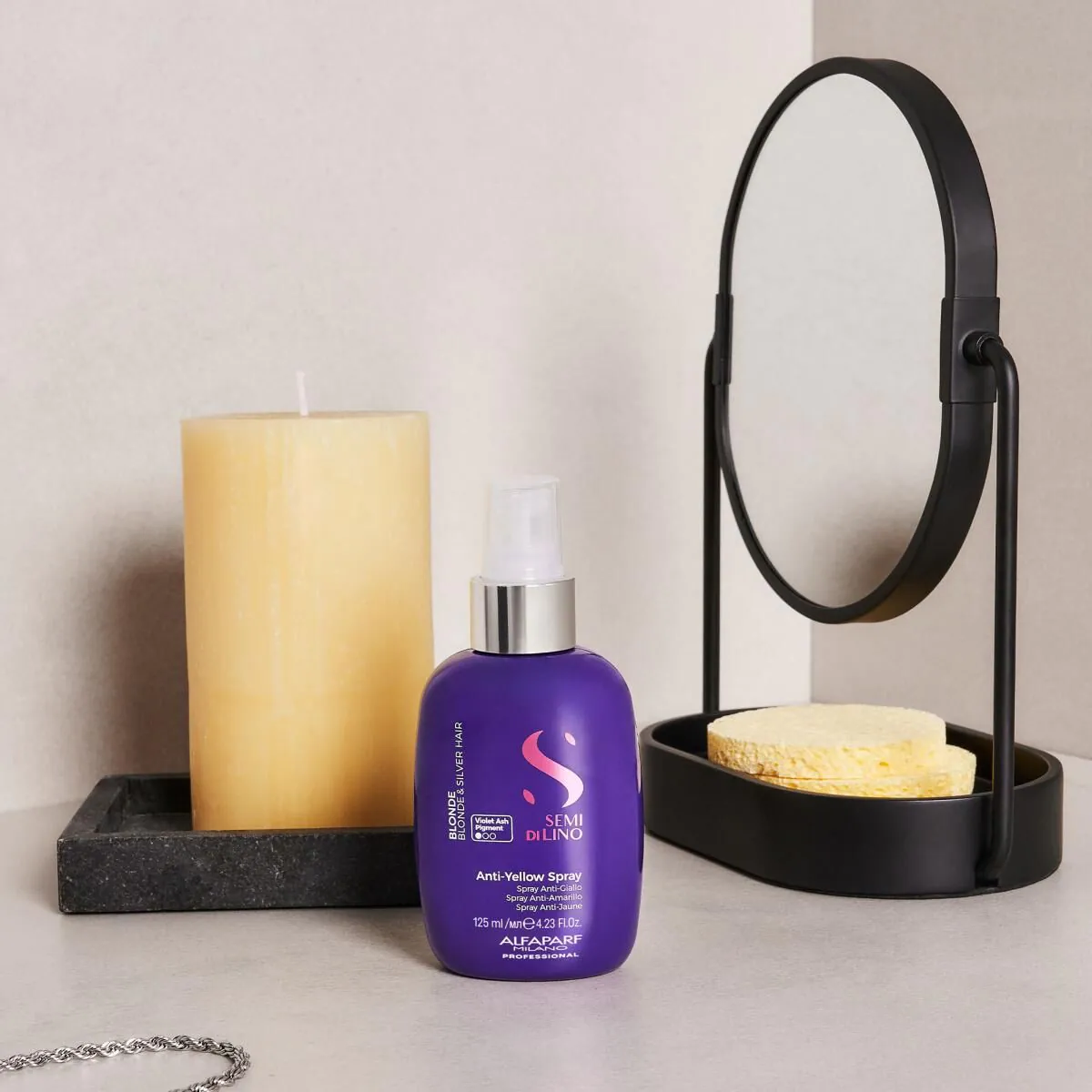 Alfaparf Milano Semi di Lino Blonde & Brunette Spray do włosów blond i siwych