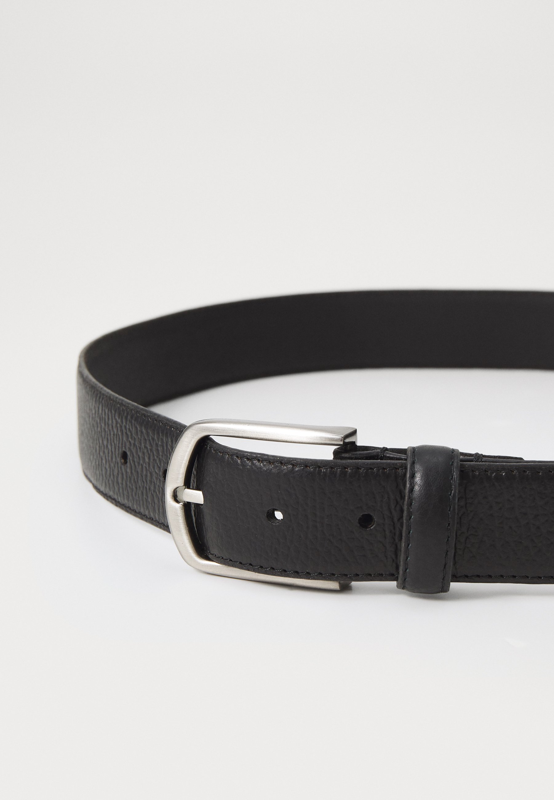 „Pier One“ odinis unisex diržas – verslo stiliaus – juodas