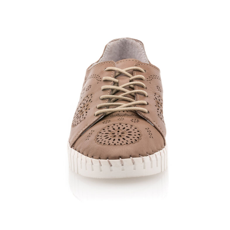Zapatillas deportivas para mujer color marrón