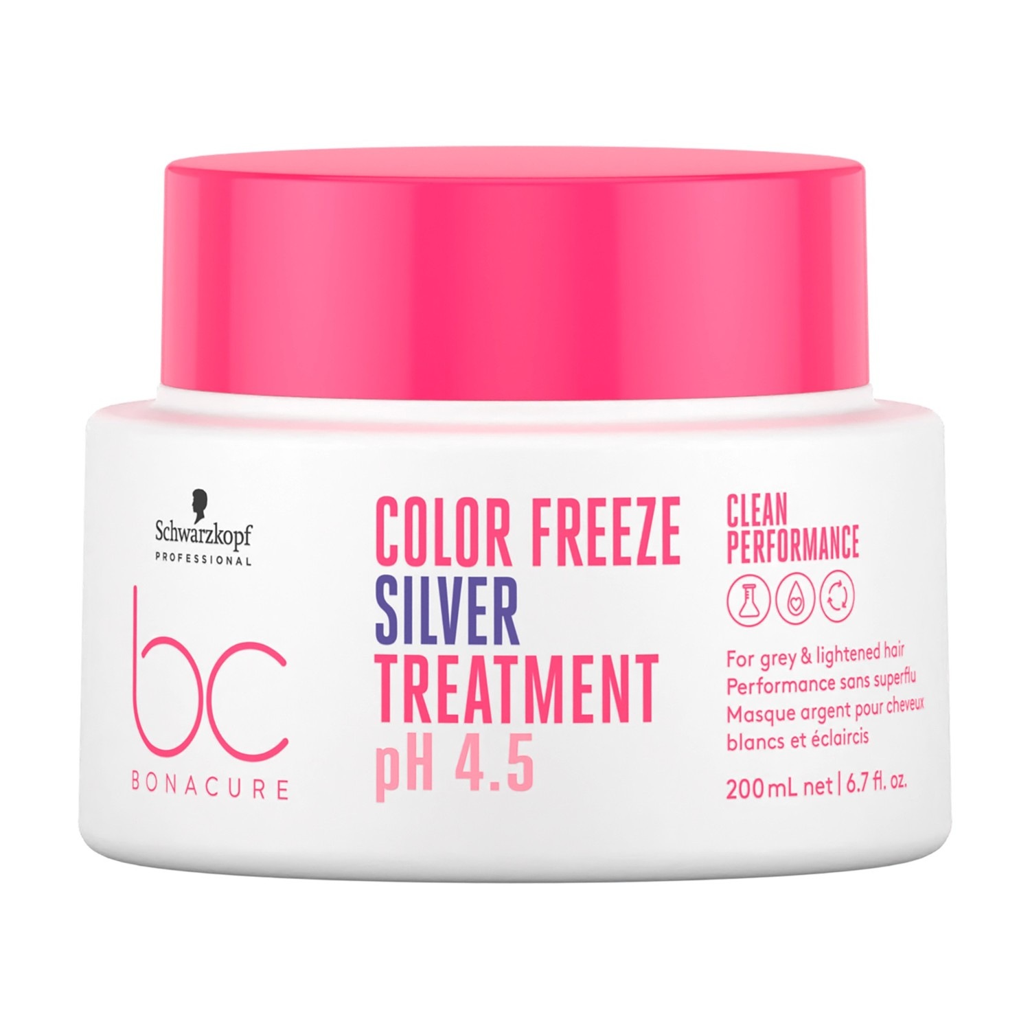 Schwarzkopf Professional Hair Treatment BC BONACURE pH 4.5 Color Freeze Silver Treatment - 200 ml