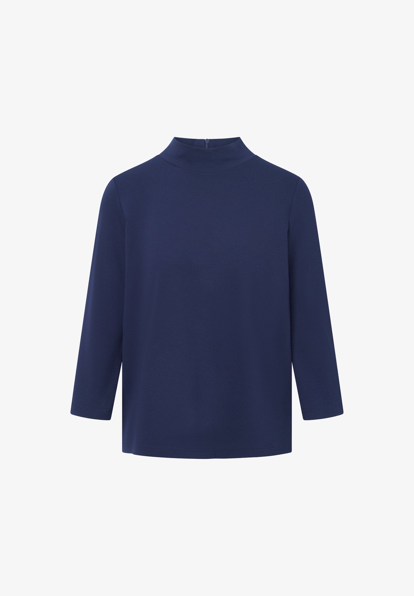 Jascha Stockholm PUNTA MOCK NECK - Maglia a maniche lunghe - blu navy