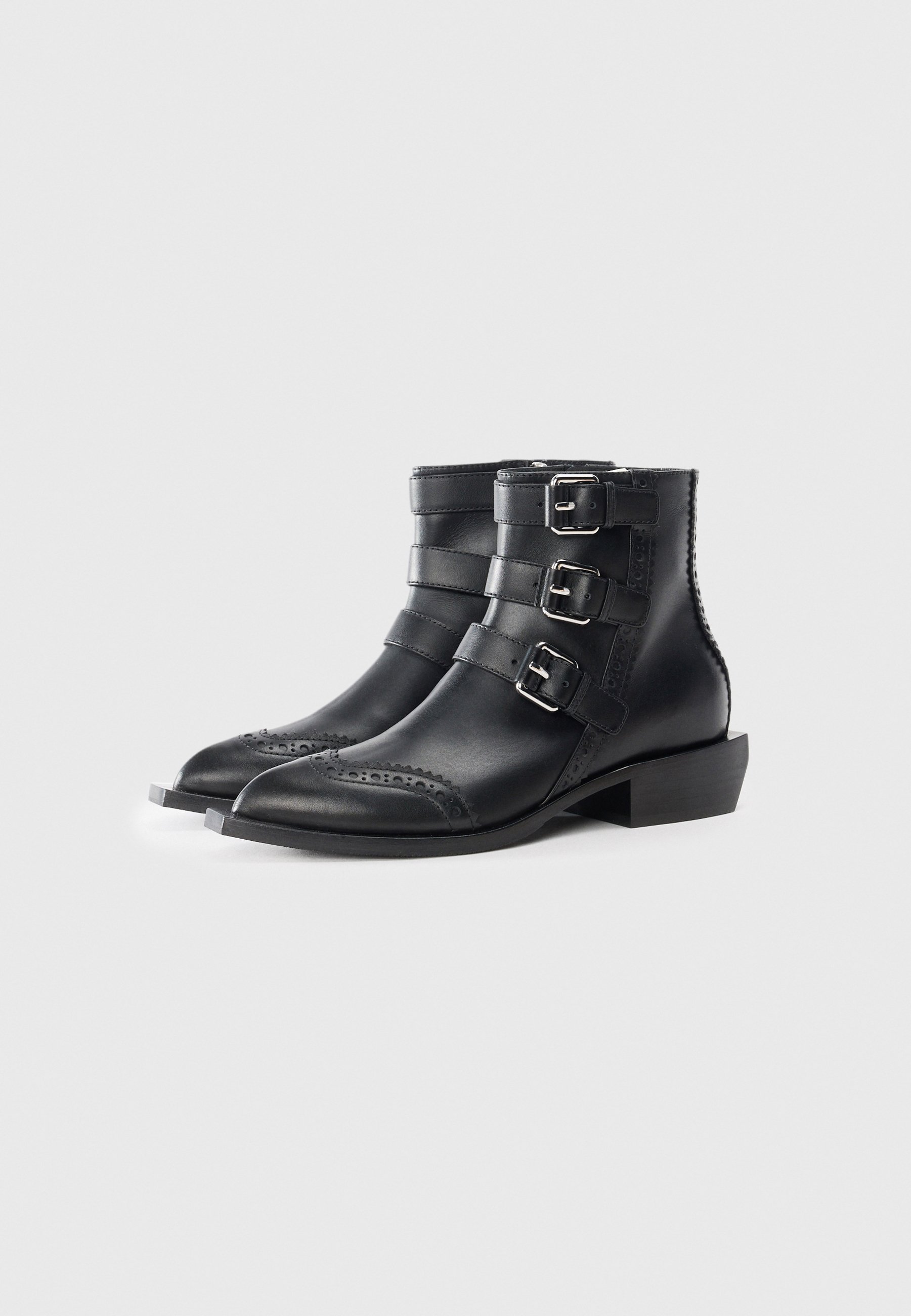 Stivaletto da cowboy/biker MOSCHINO - nero