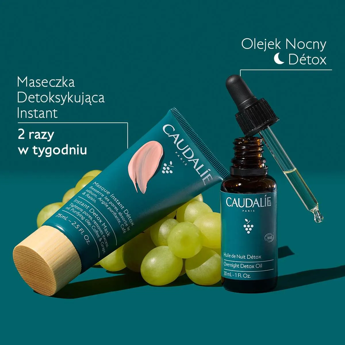 Caudalie Vinergetic C+ Olejek nocny detox