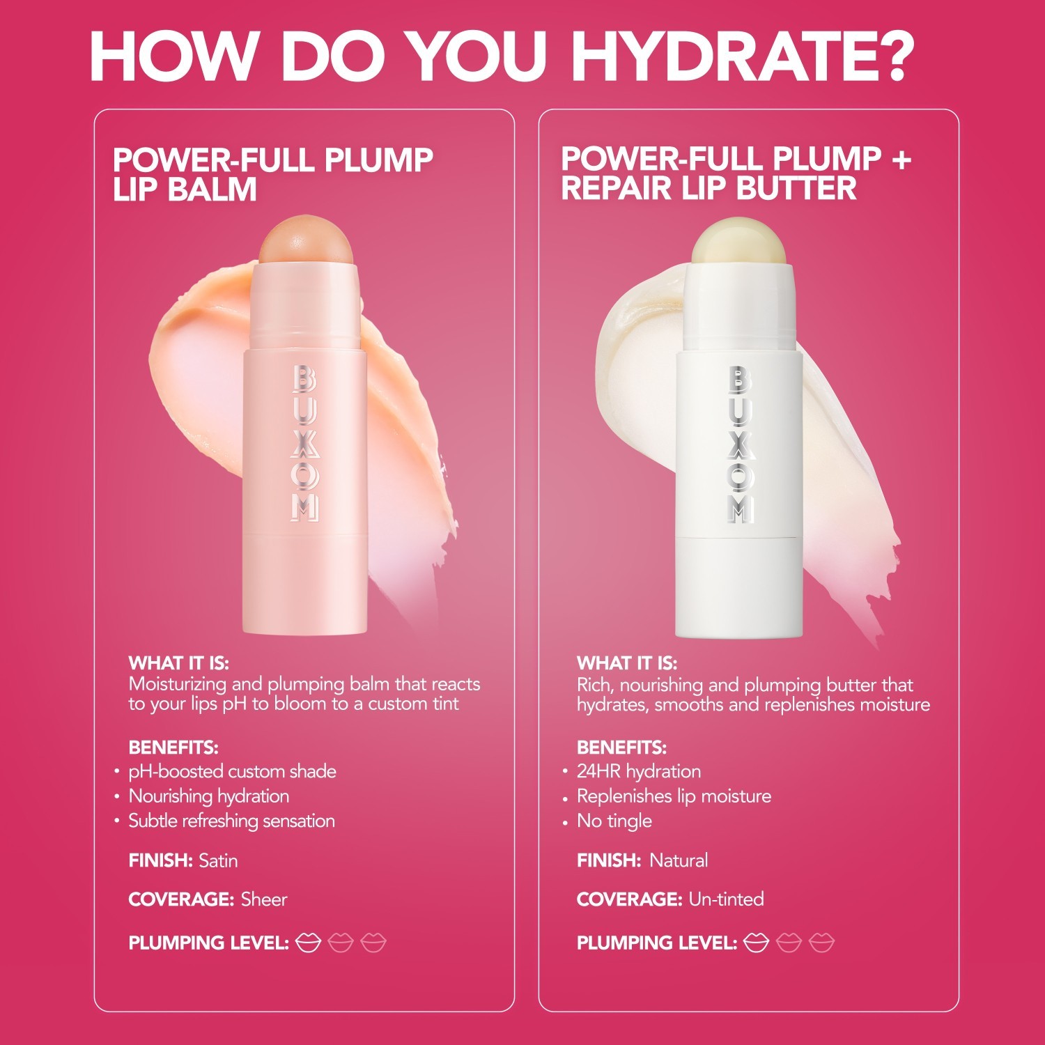 BUXOM Lip Care Power-full Plump + Repair maslac za usne - 5 g