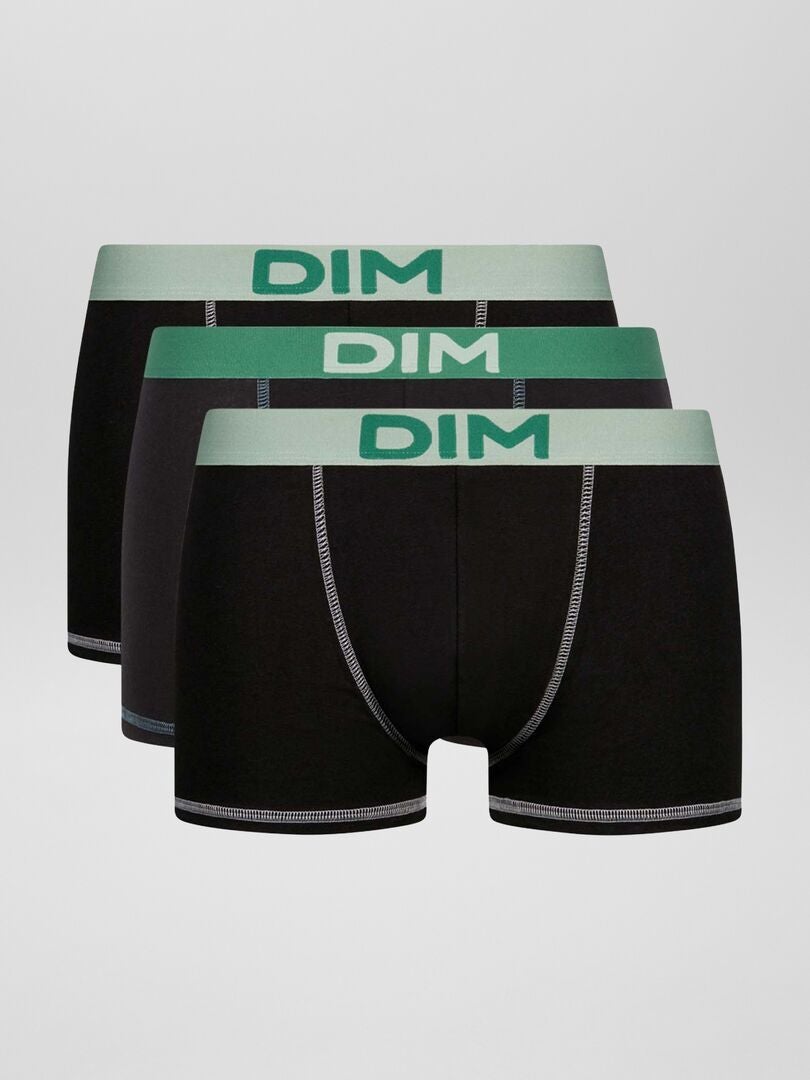 Set van 3 'DIM' boxershorts - ZWART