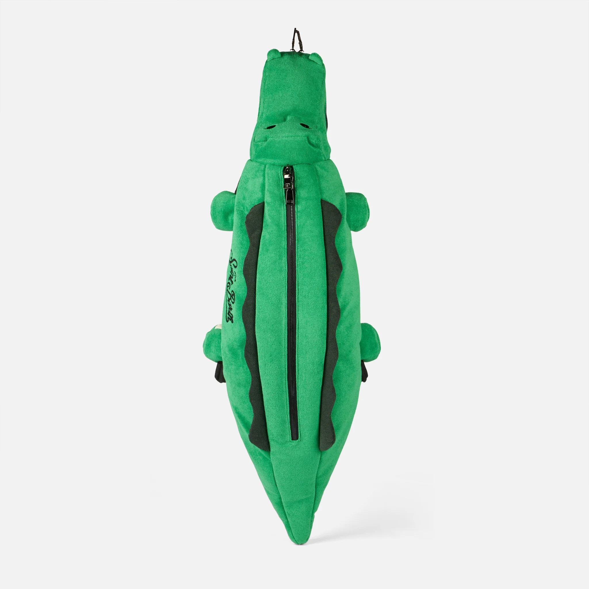 Bolsa de lona acolchada con esponja y forma de cocodrilo