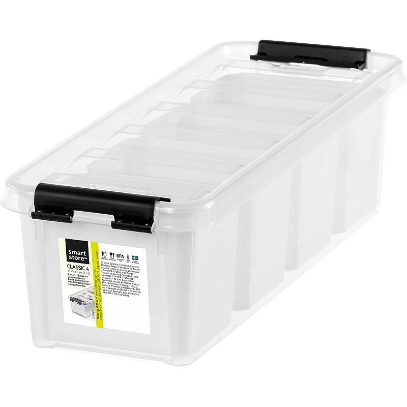 Smartstore Förvaringslåda SmartStore™ 3,6 liter Färg L38 x B14 x H11 cm, med lock och insatser