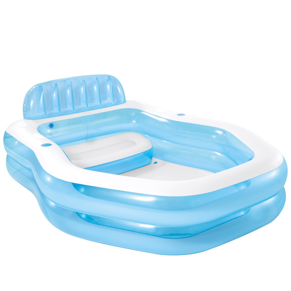 Piscine gonflable pour enfants avec fauteuil et auvent, par Intex
