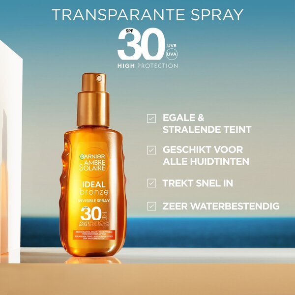 Garnier Ambre Solaire Ideal Bronze sprej za nevidno sončenje<br>150 ml