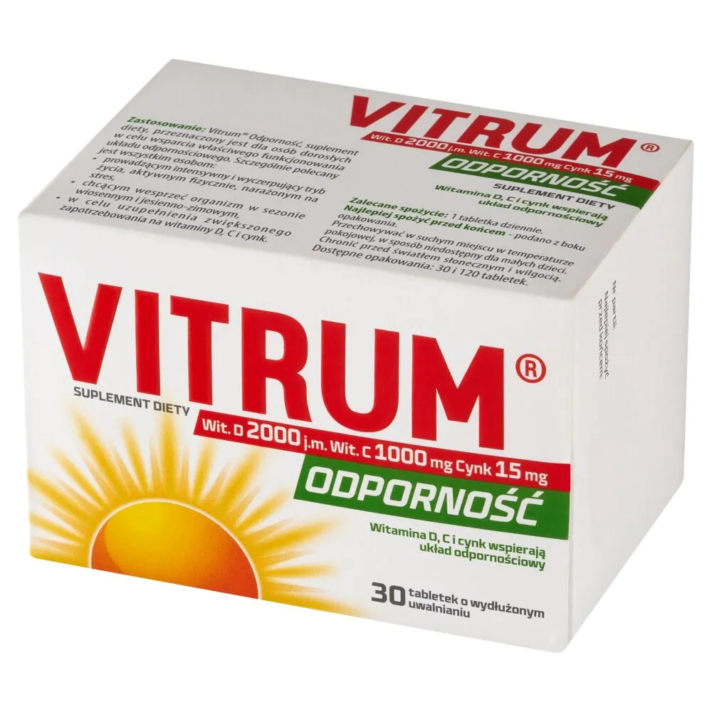 Vitrum Odporność, 30 Tabletek
