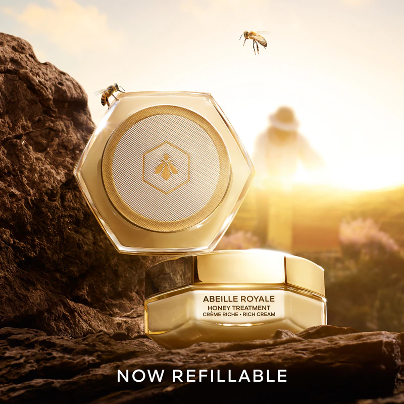 GUERLAIN Abeille Royale Honey Treatment Rich Cream Voedende Anti-Rimpelcrème Navulbaar
