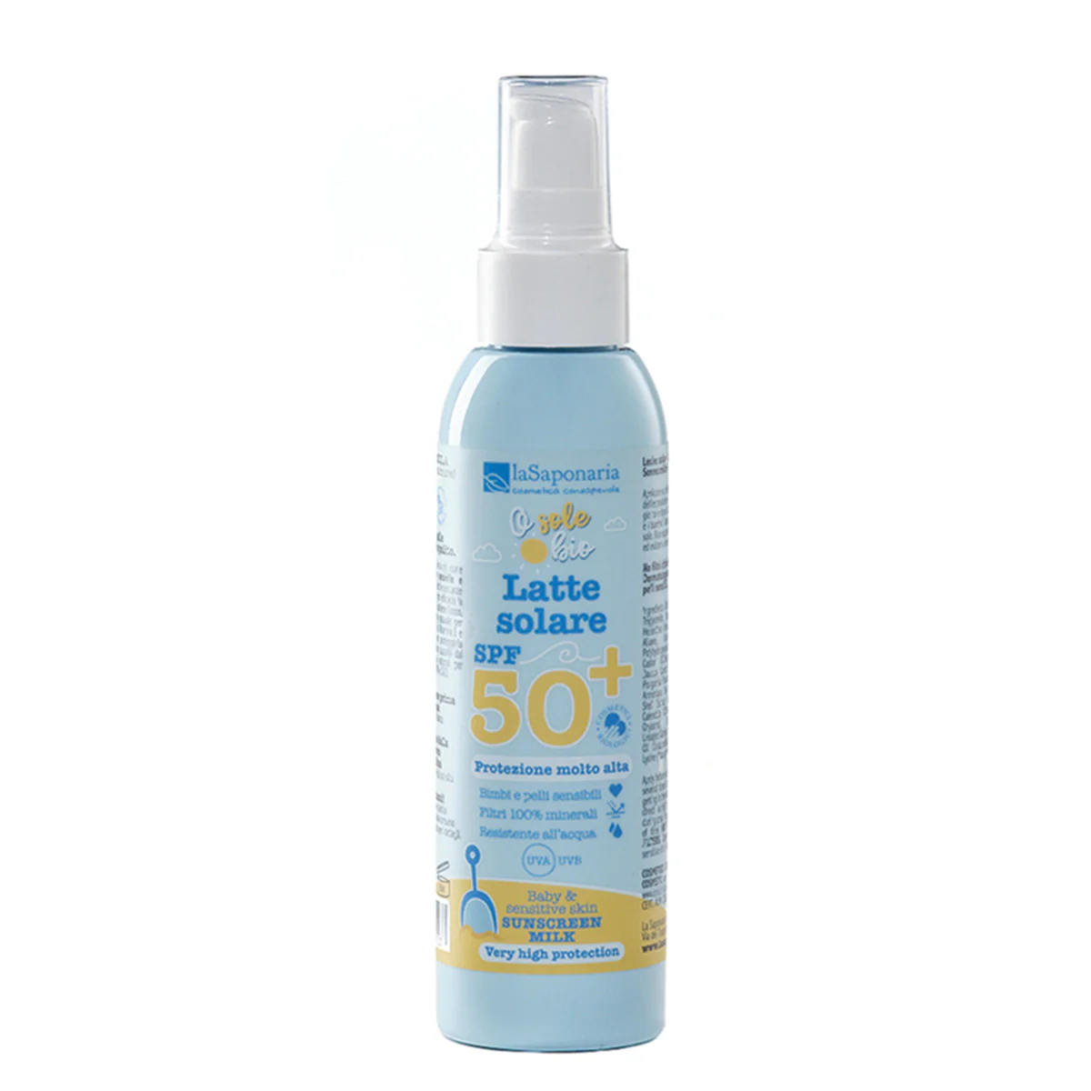 Osolebio Latte Solare SPF50+ - Crema Solare Bambini, Latte solare corpo alta prot., Prodotti per Bambini