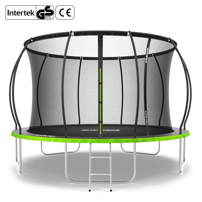 Zipro Jump Pro Premium Garden Trampoline with Safety Net and Ladder 12FT 374 cm