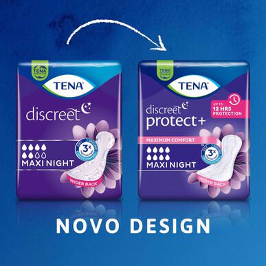 Tena Discreet Maxi Night -inkontinenssisiteet 12 kpl