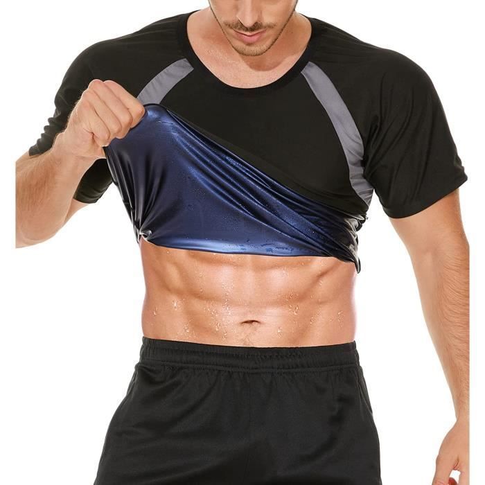 Camiseta de hombre transpirable, camiseta de fitness – Camiseta de manga corta transpirable, camiseta deportiva de fitness para hombre, poliuretano