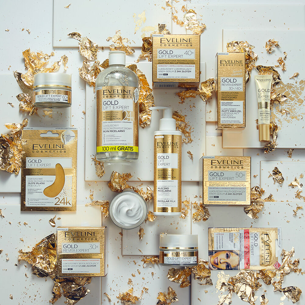 Eveline krema za zatezanje područja oko očiju i usana 15ml Gold Lift Expert