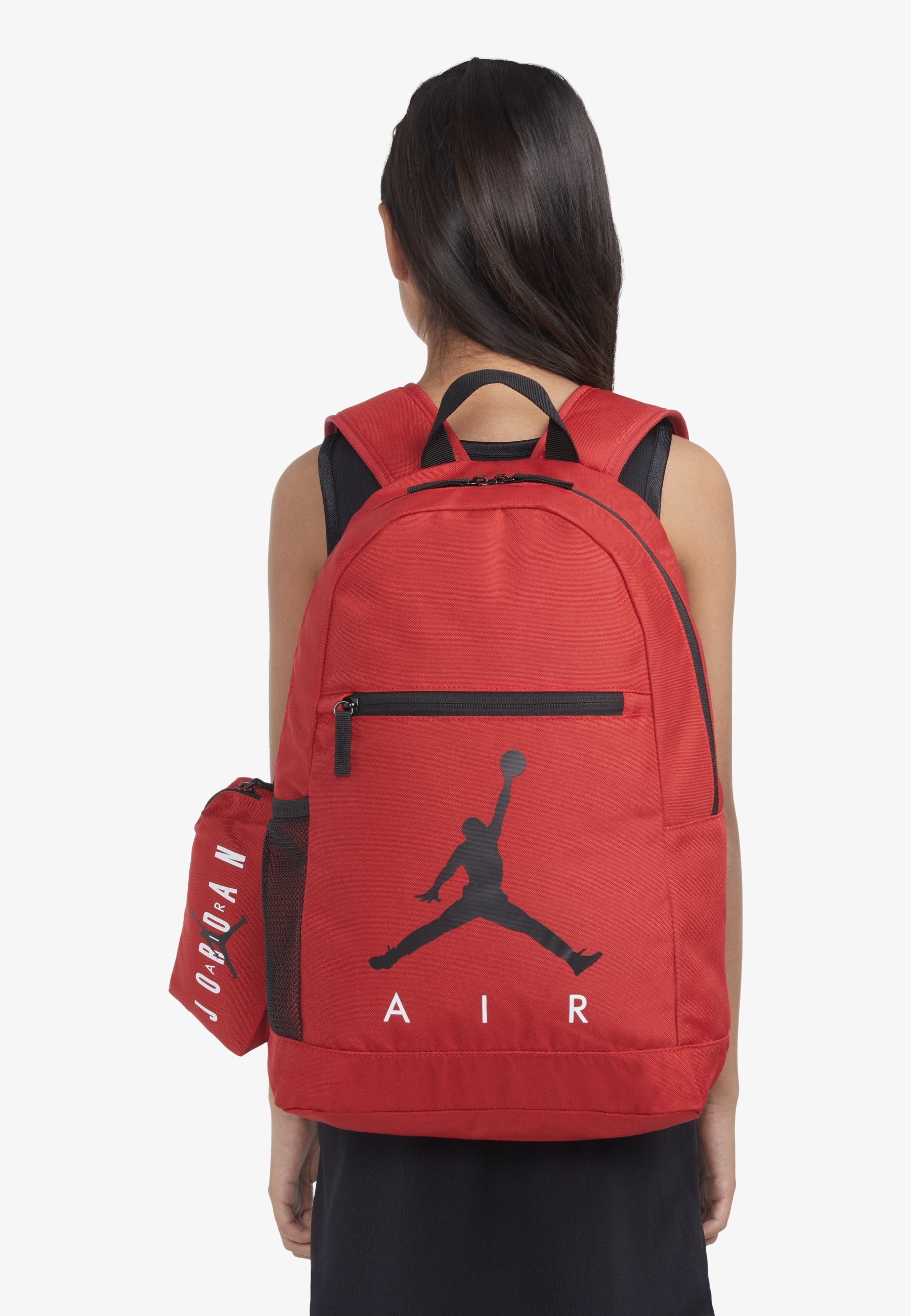 Jordan AIR SCHOOL BACKPACK UNISEX SET - Pennenbakje - gymrood