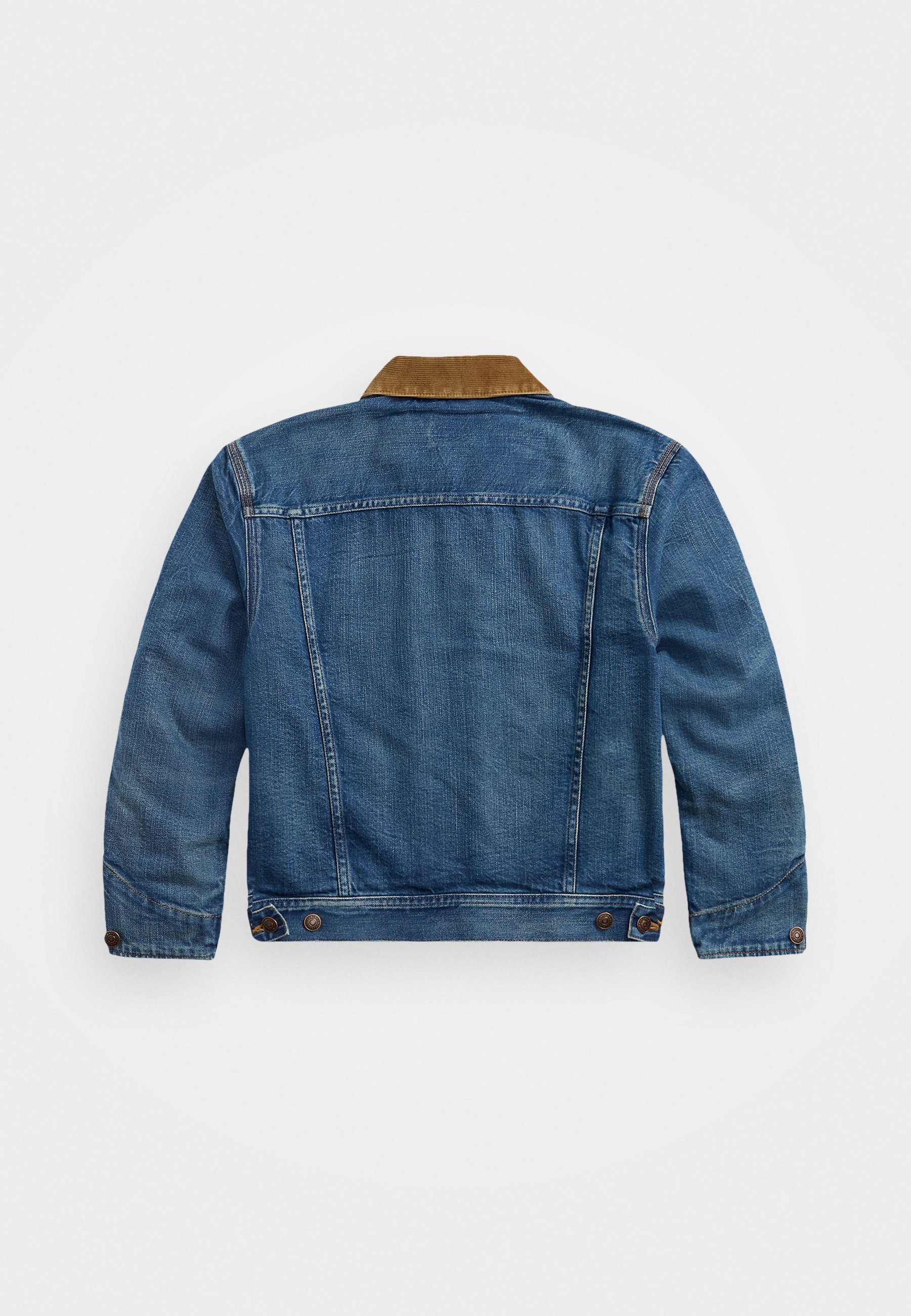 Veste en jean à col en velours côtelé Polo Ralph Lauren - Délavage Elmsford