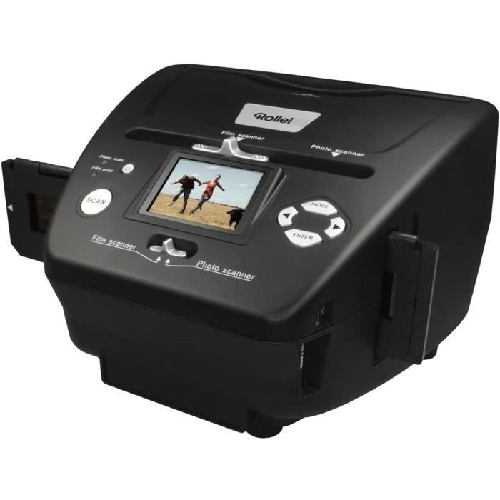 Scanner multifunzione - ROLLEI - PDF-S 240 SE - Scansione rapida - 1800 dpi - Schermo LCD da 2,4 pollici