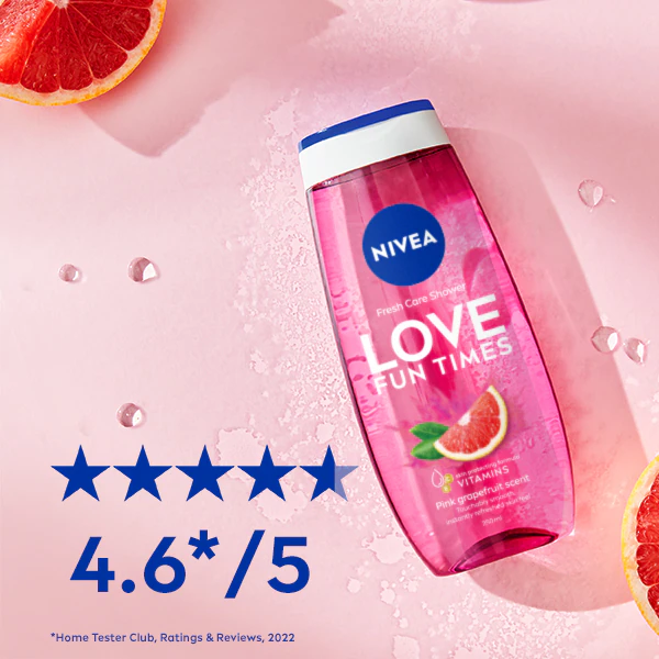 NIVEA Sprchový gel Love Fun Times s růžovým grapefruitem 250ml