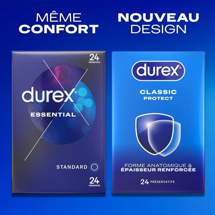Lot de 2 Préservatifs Essential - 24 Préservatifs
