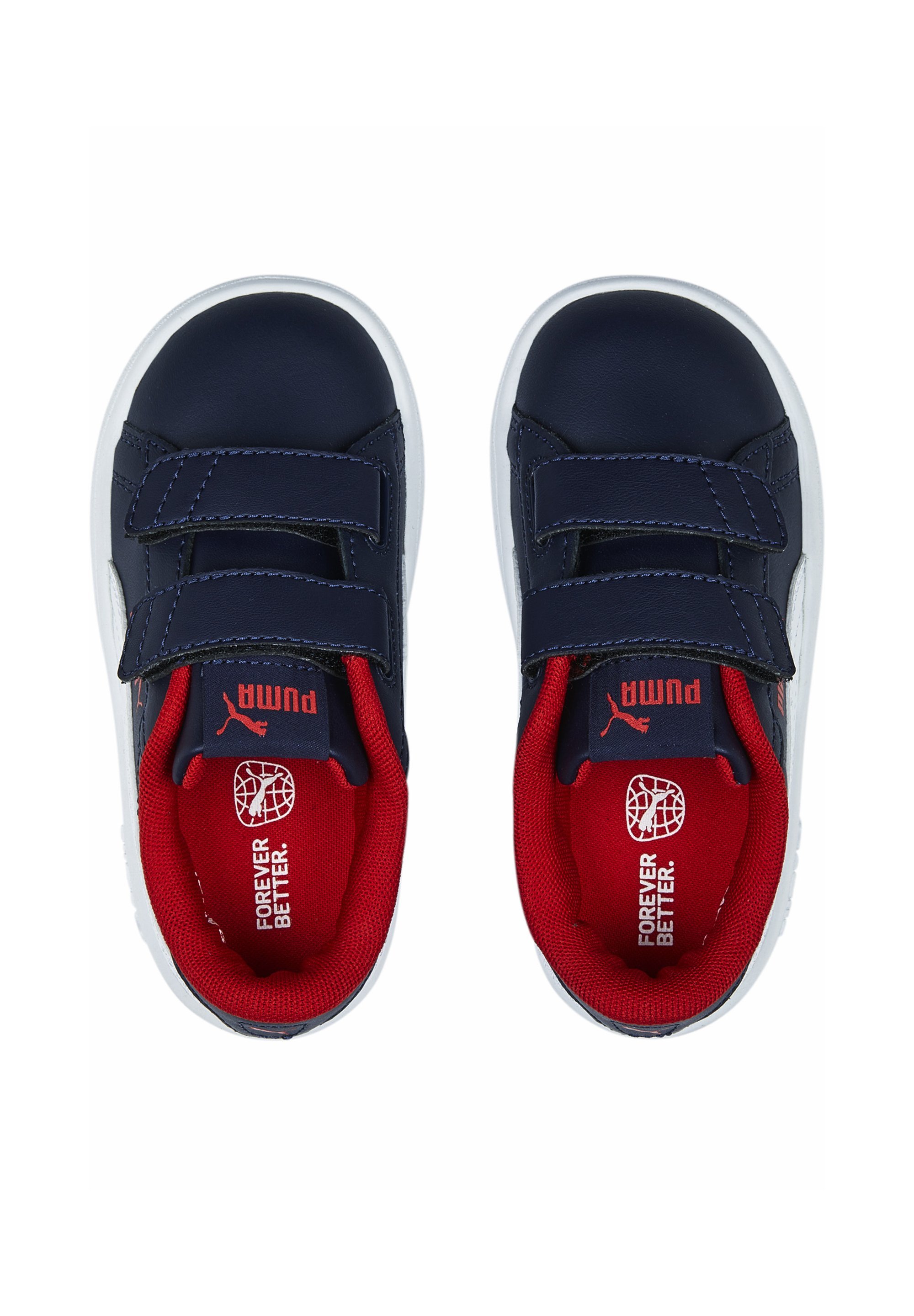Puma SMASH 3.0 UNISEXE - Baskets - Puma marine, Puma blanc, rouge intemporel