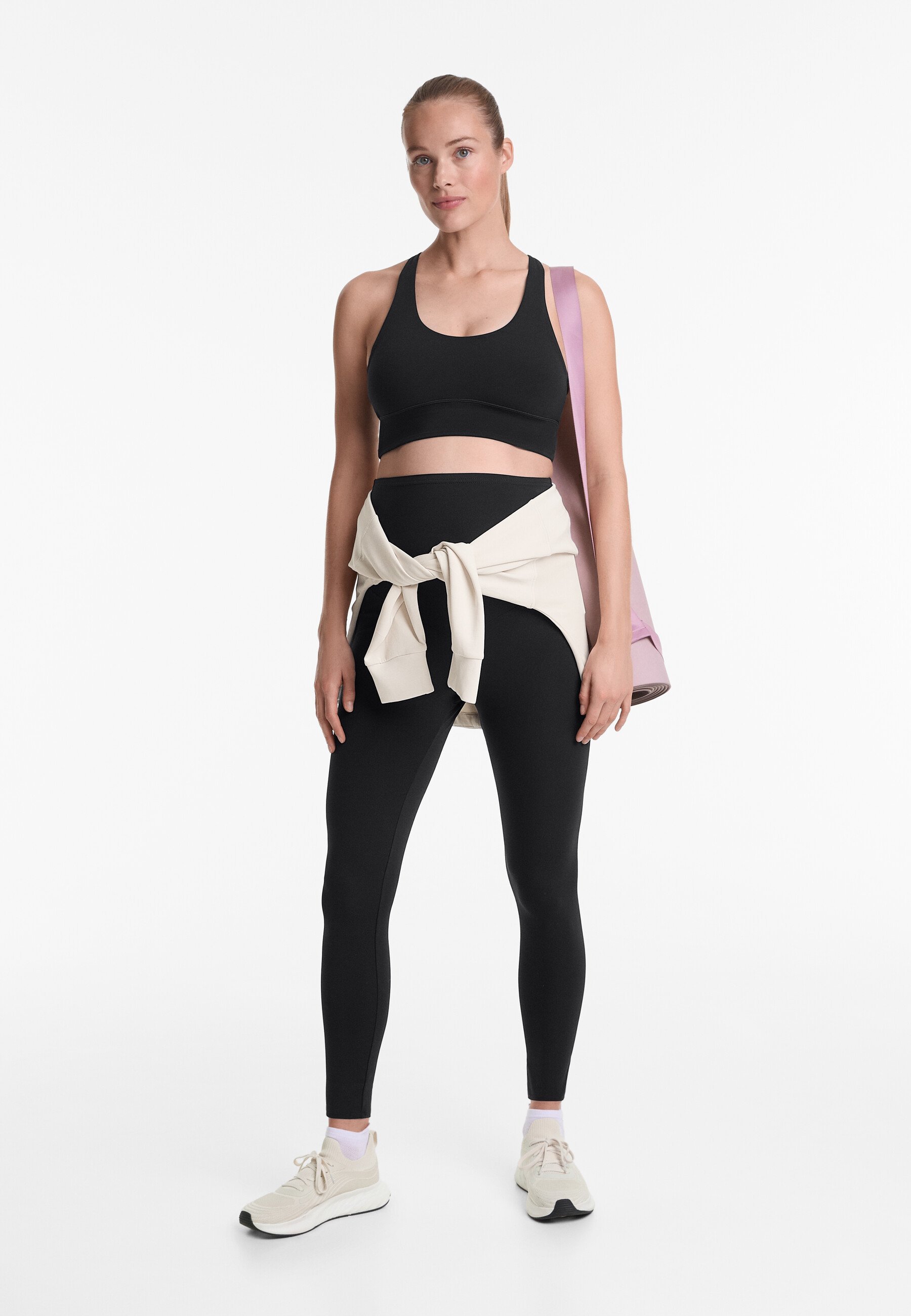 OYSHO COMFORTLUX 65cm ZWANGERSCHAPSlegging - Broek - zwart