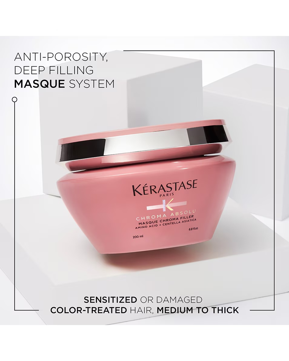 KÉRASTASE CHROMA ABSOLU MASQUE CHROMA FILLER ΑΠΟΚΑΤΑΣΤΑΤΙΚΗ ΑΝΤΙΠΟΡΩΤΙΚΗ ΜΑΣΚΑ ΧΡΩΜΑΤΑ ΜΑΛΛΙΑ