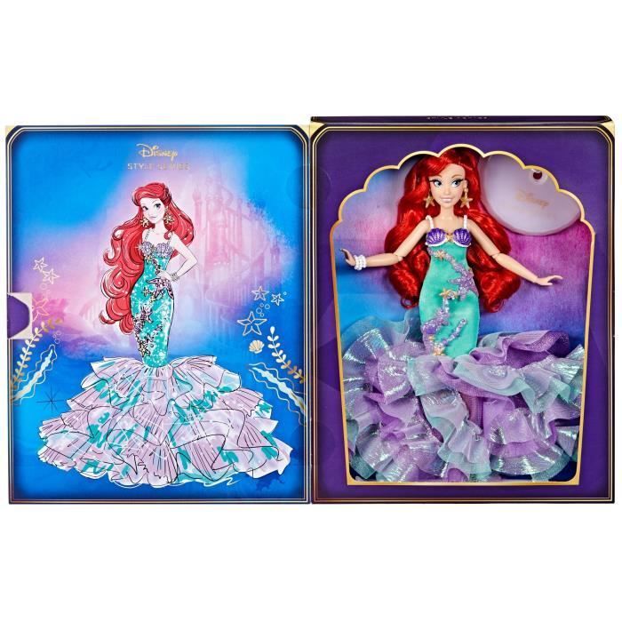 Boneca Ariel da Série Princesas Disney, Coleção Deluxe com acessórios, Brinquedo Disney, para crianças a partir de 6 anos.