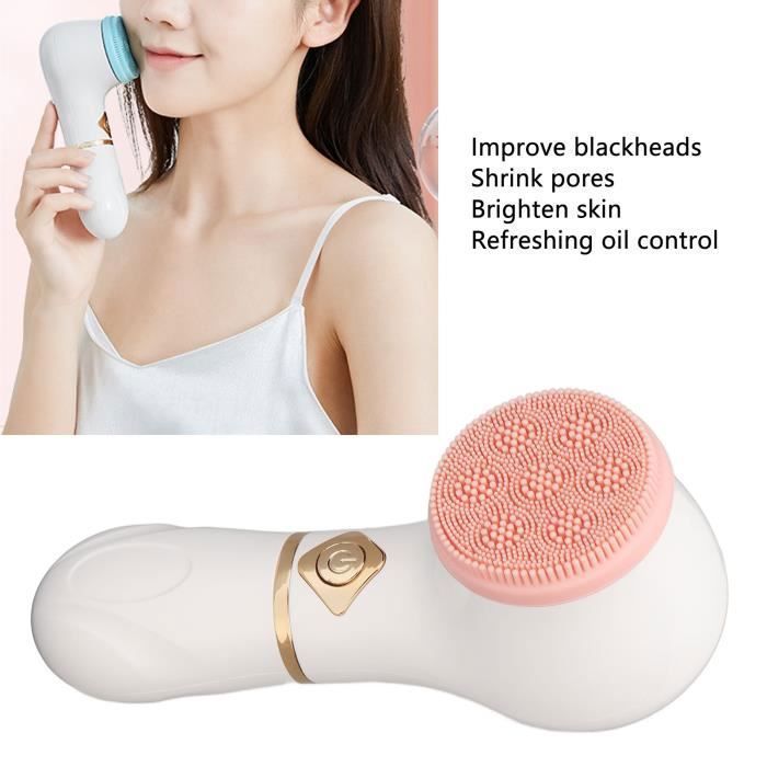 LIS Brosse nettoyante pour le visage électrique pour le visage 6000 tr/min vitesse de rotation 3 tête LS008 YYV